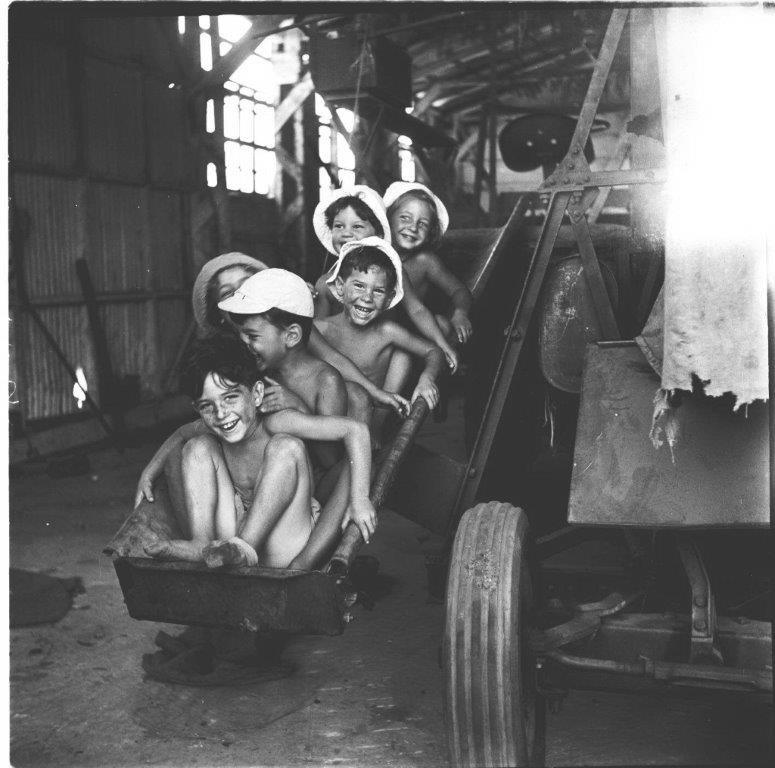 ילדי קיבוץ משמר השרון 1953