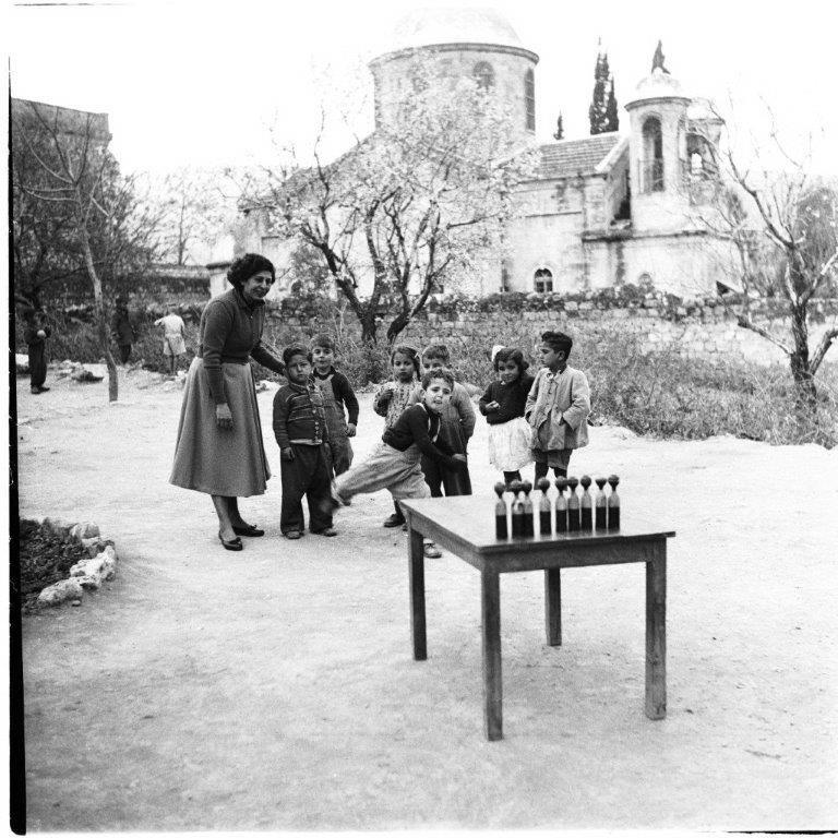 משחקי ילדים בכפר כנא 1955
